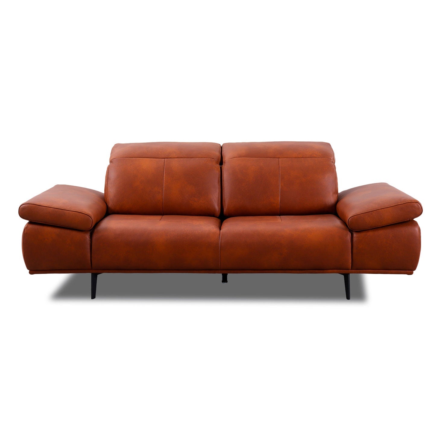 Willi Schillig Sofa 24405 LEVI in Leder Z75 cognac