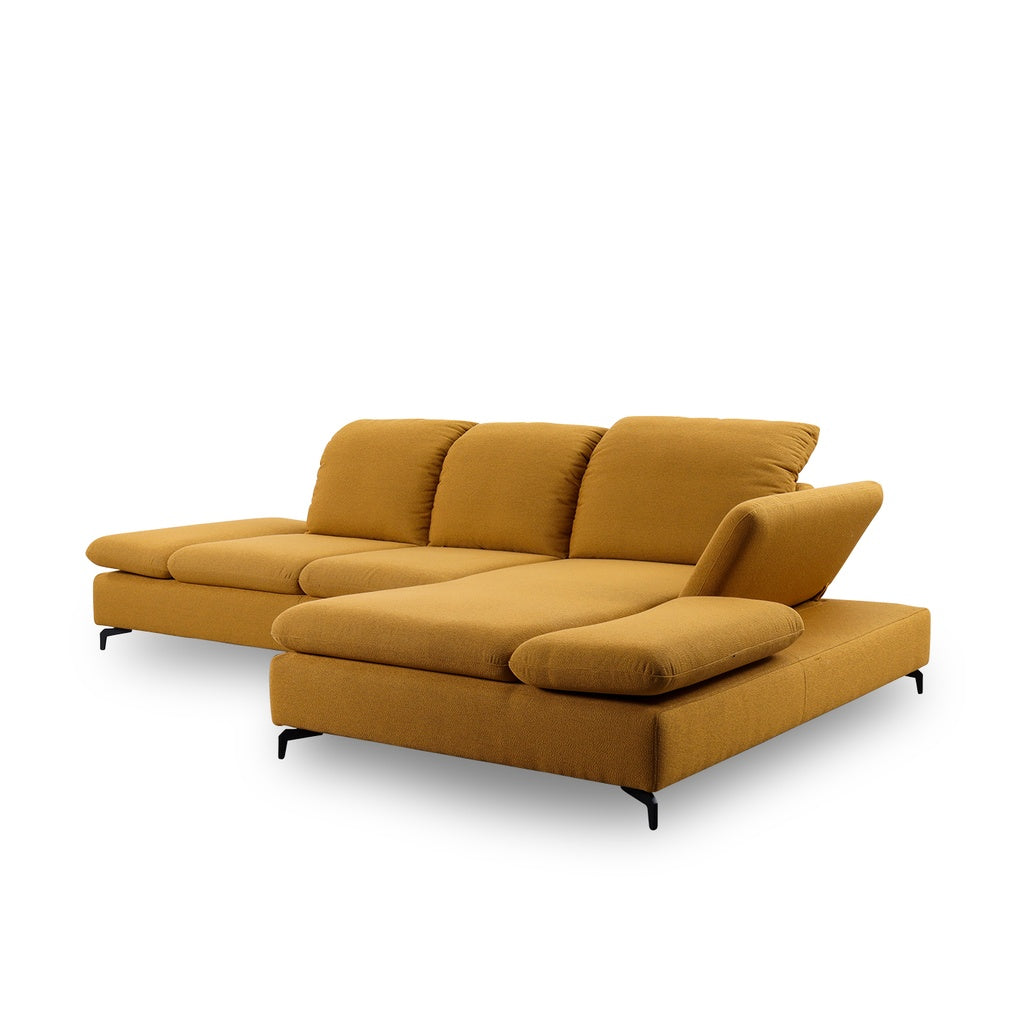 Ecksofa 15278 TAOO in Stoff W82 honey - Sitzdesign