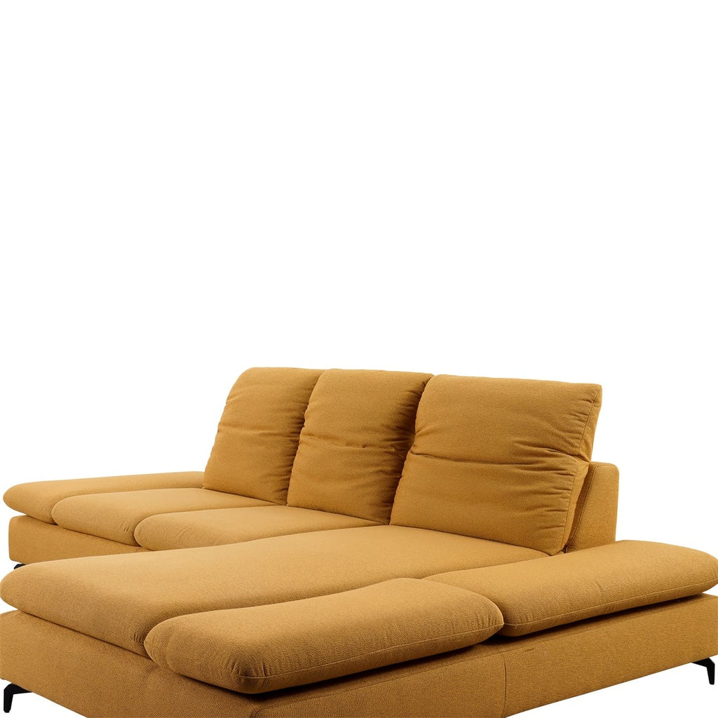 Ecksofa 15278 TAOO in Stoff W82 honey - Sitzdesign