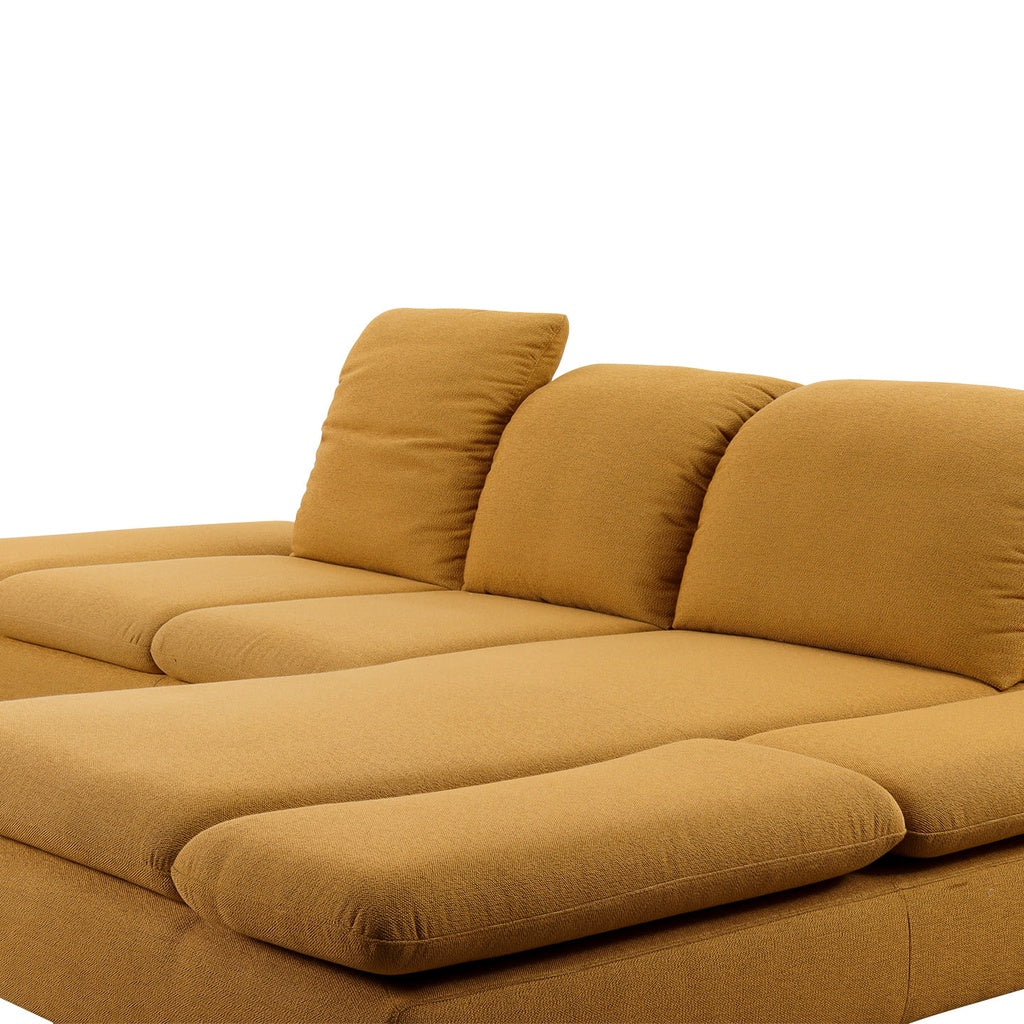 Ecksofa 15278 TAOO in Stoff W82 honey - Sitzdesign