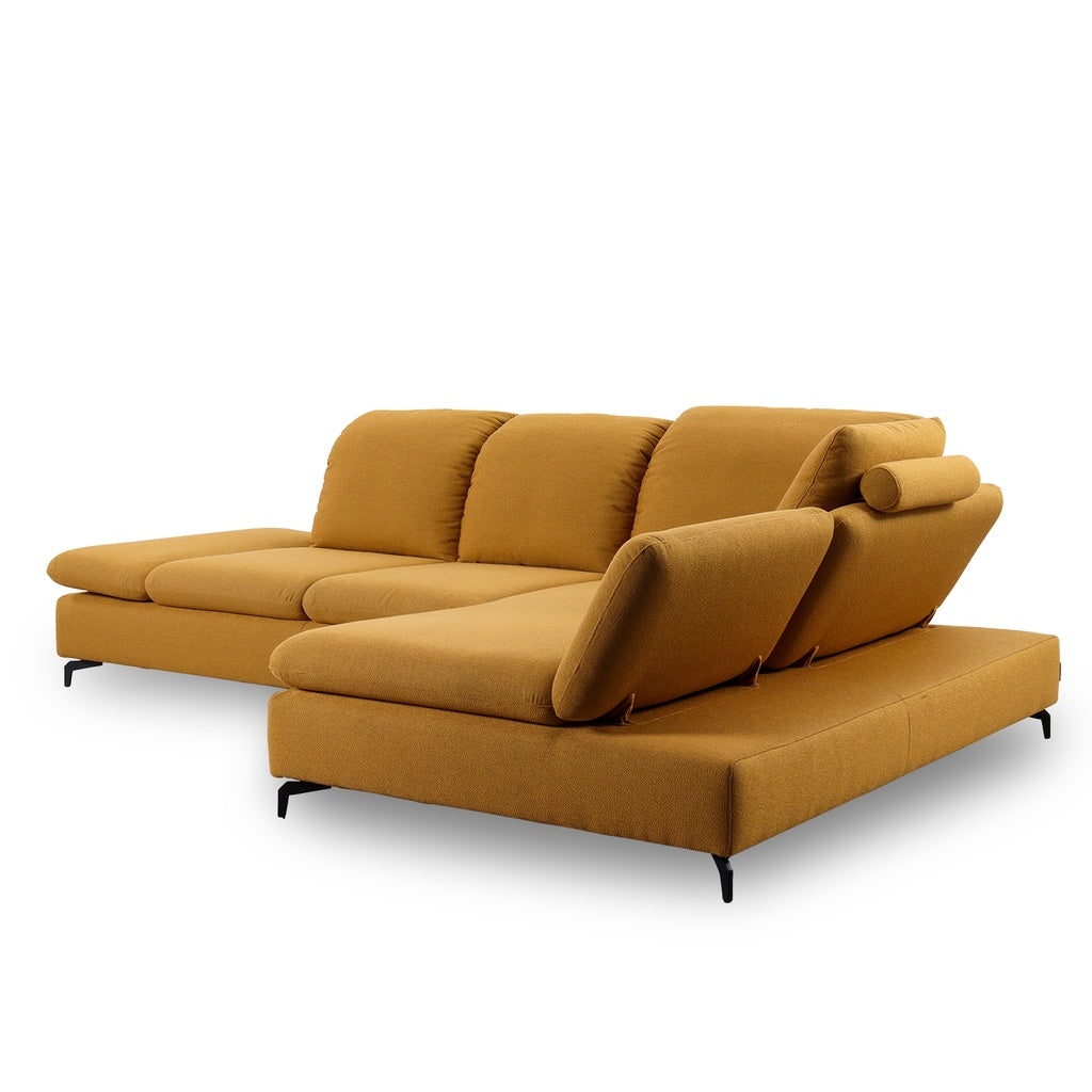 Ecksofa 15278 TAOO in Stoff W82 honey - Sitzdesign