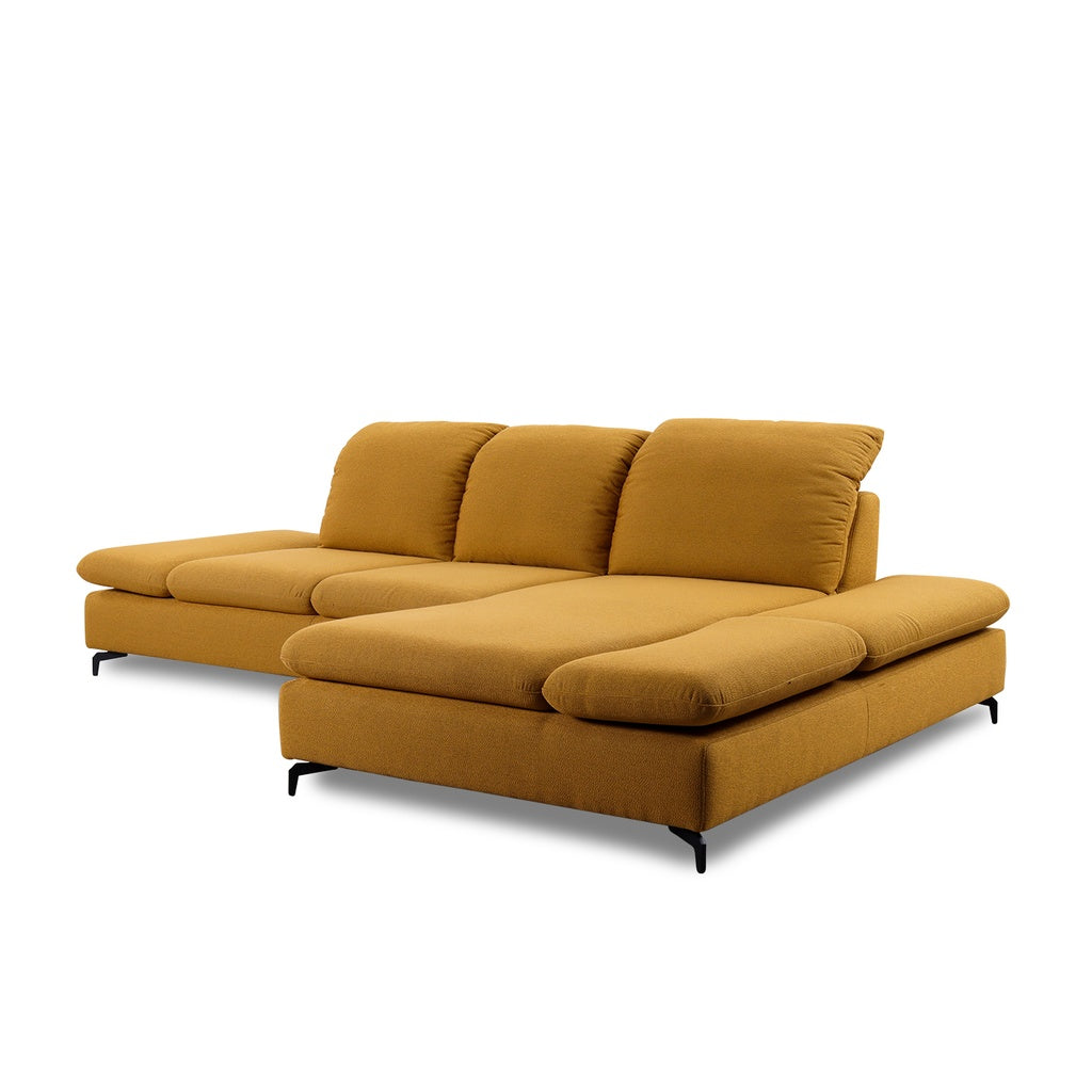Ecksofa 15278 TAOO in Stoff W82 honey - Sitzdesign