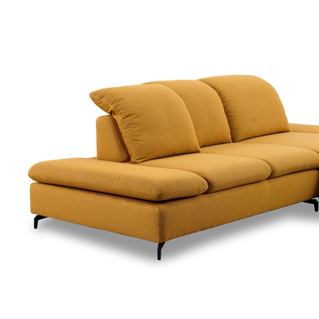Ecksofa 15278 TAOO in Stoff W82 honey - Sitzdesign