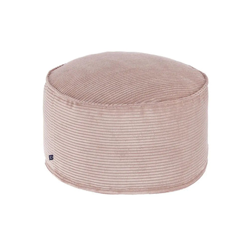 Bild 1 in Galerieansicht laden. Wilma großer Pouf breiter Cord grau Ø 60 cm - Sitzdesign