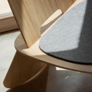 NAGOMI Sitzkissen (38.5 x 56 cm) Stone Melange