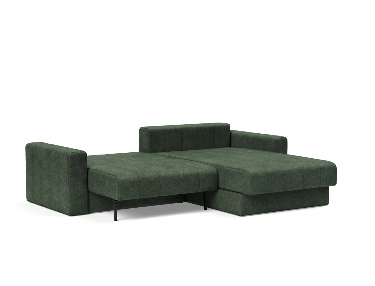 Akello Schlafsofa Mit Chaiselongue und Armlehnen – BETT