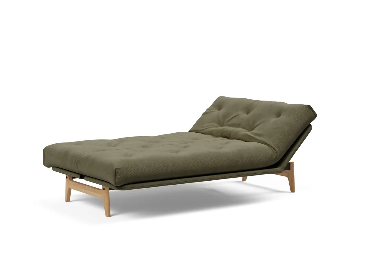 Aslak 120 Schlafsofa Nordic Matratze Classic – KOPFTEIL HOCH