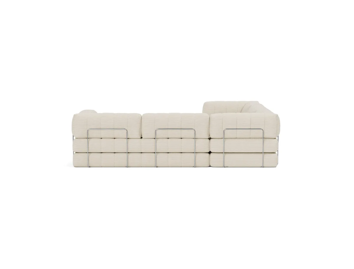 CozyPad Schlafsofa Corner mit Armlehnen – Frame 25