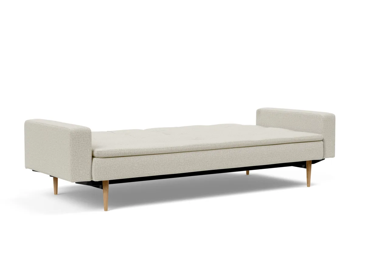 Dublexo Styletto Schlafsofa Helle Holz mit Armlehnen – BETT-BETT