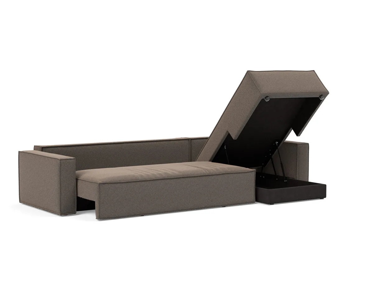 Newilla Schlafsofa Mit Chaiselongue – STAURAUM LIEGE