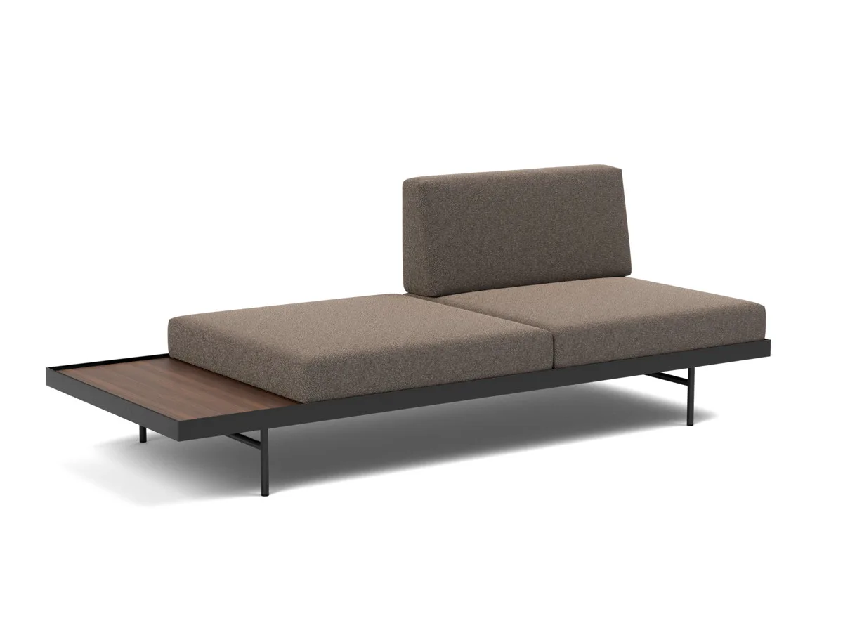 Puri Tagesbett Mit Nußbaum Tisch – SOFA ZUSAMMEN