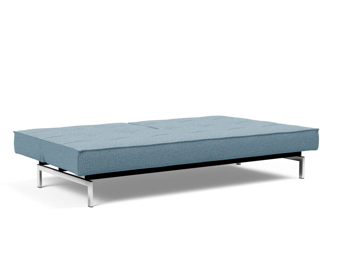 Splitback Chrom Schlafsofa – BETT-BETT