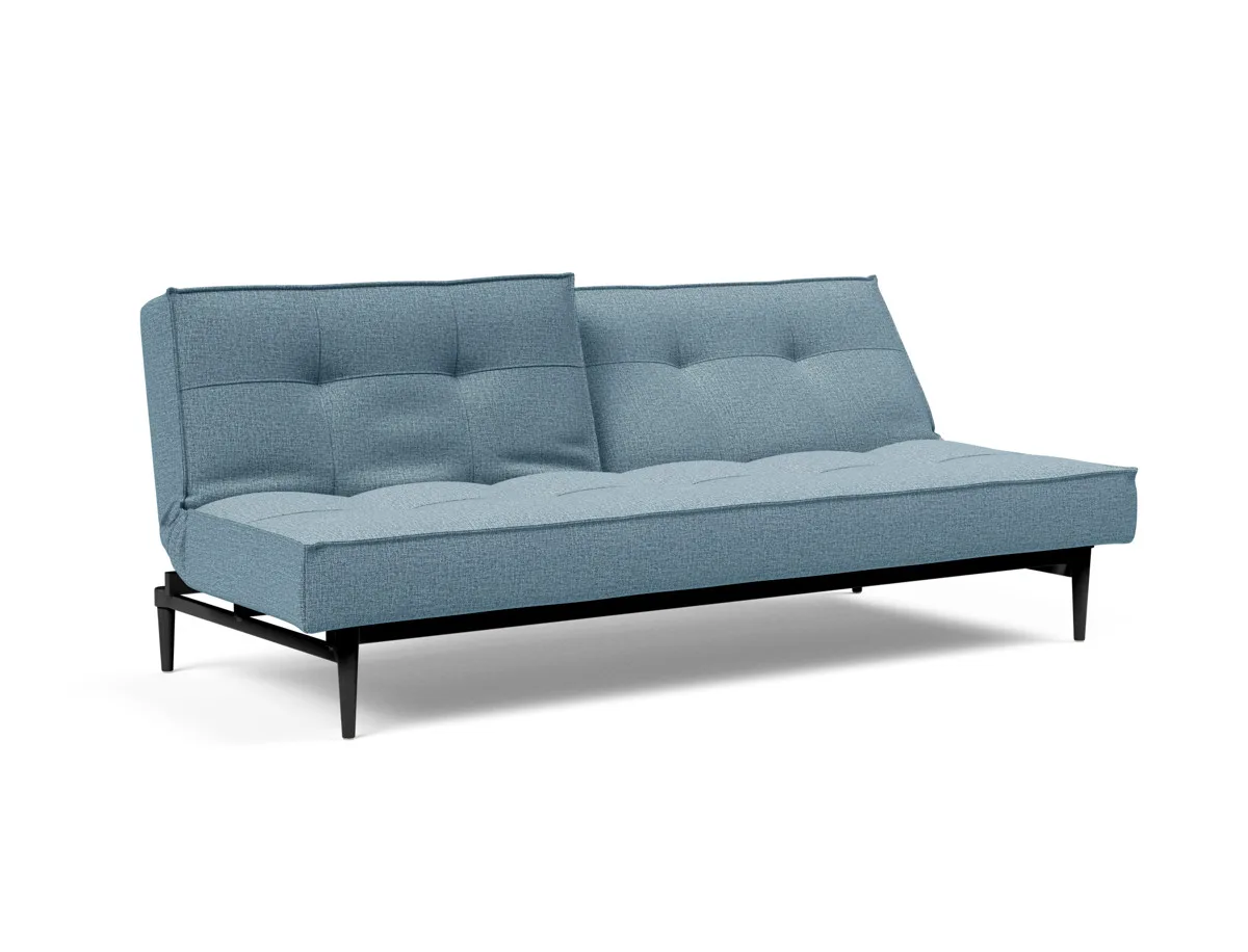 Splitback Styletto Schlafsofa Dunkel Holz – SOFA-RELAX