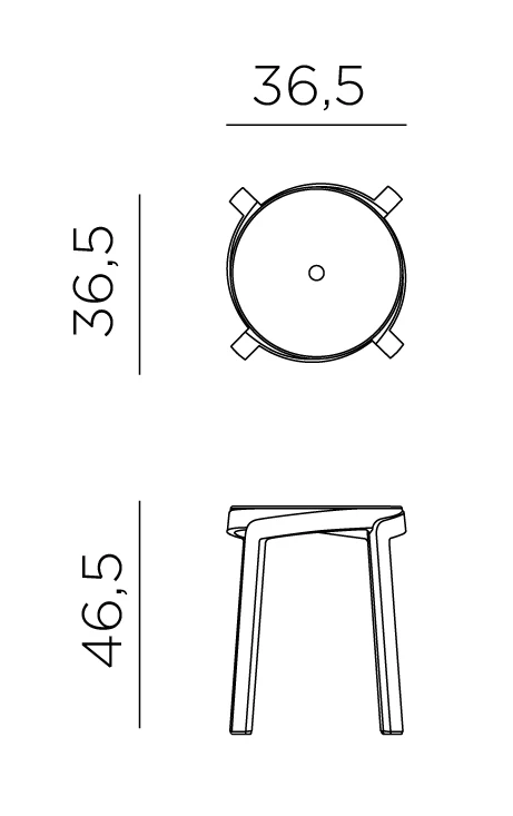 Stack Mini – Maßzeichnung