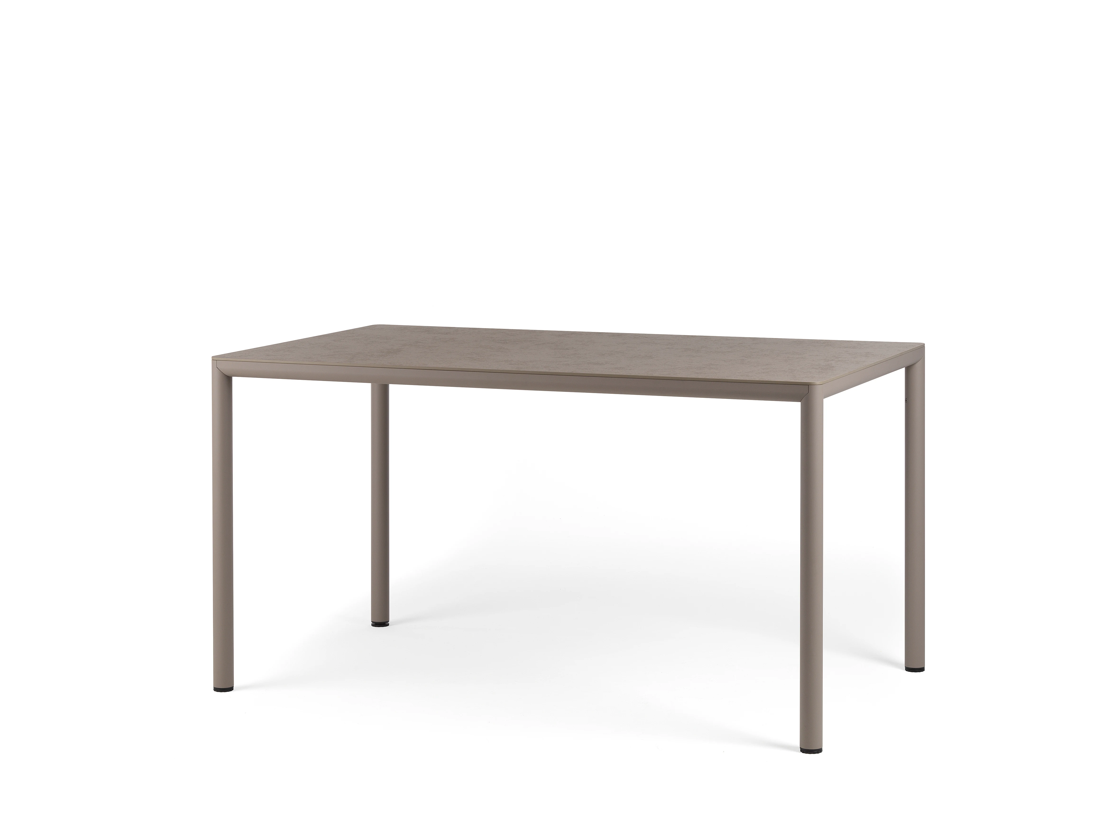 Piave 140x80 Tisch – Tortora Materia / Verniciato Tortora