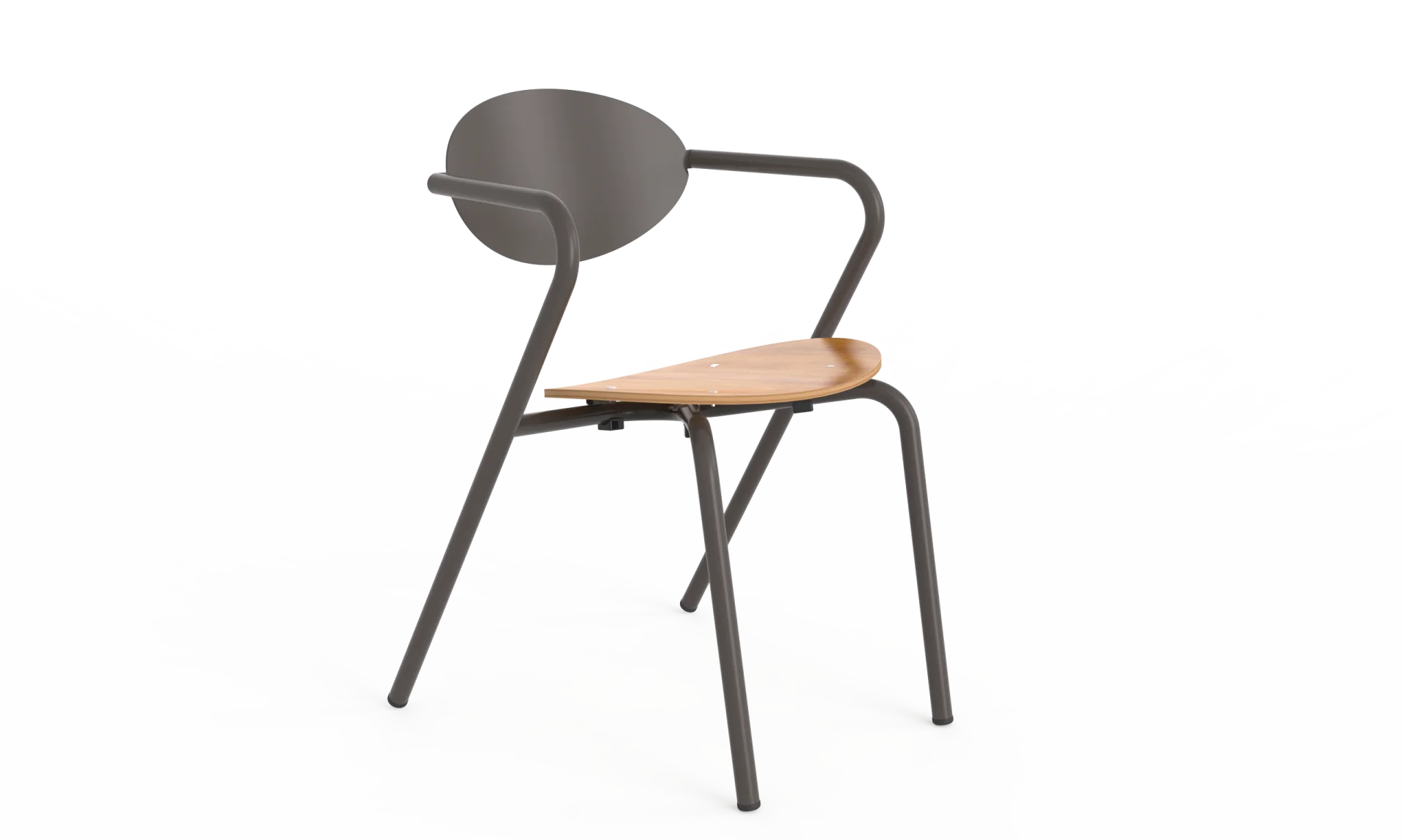 ADICO Arpa 1 – Stapelstuhl mit Armlehnen