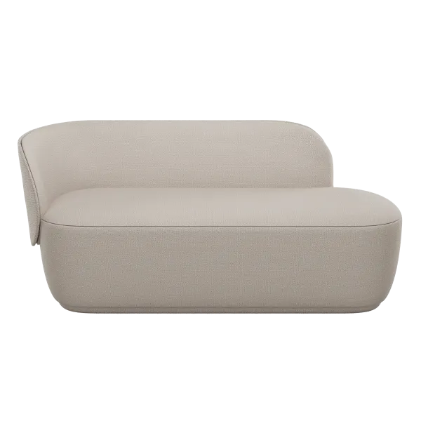 KUON Chaiselongue Links – Desert – Stoff: Socia