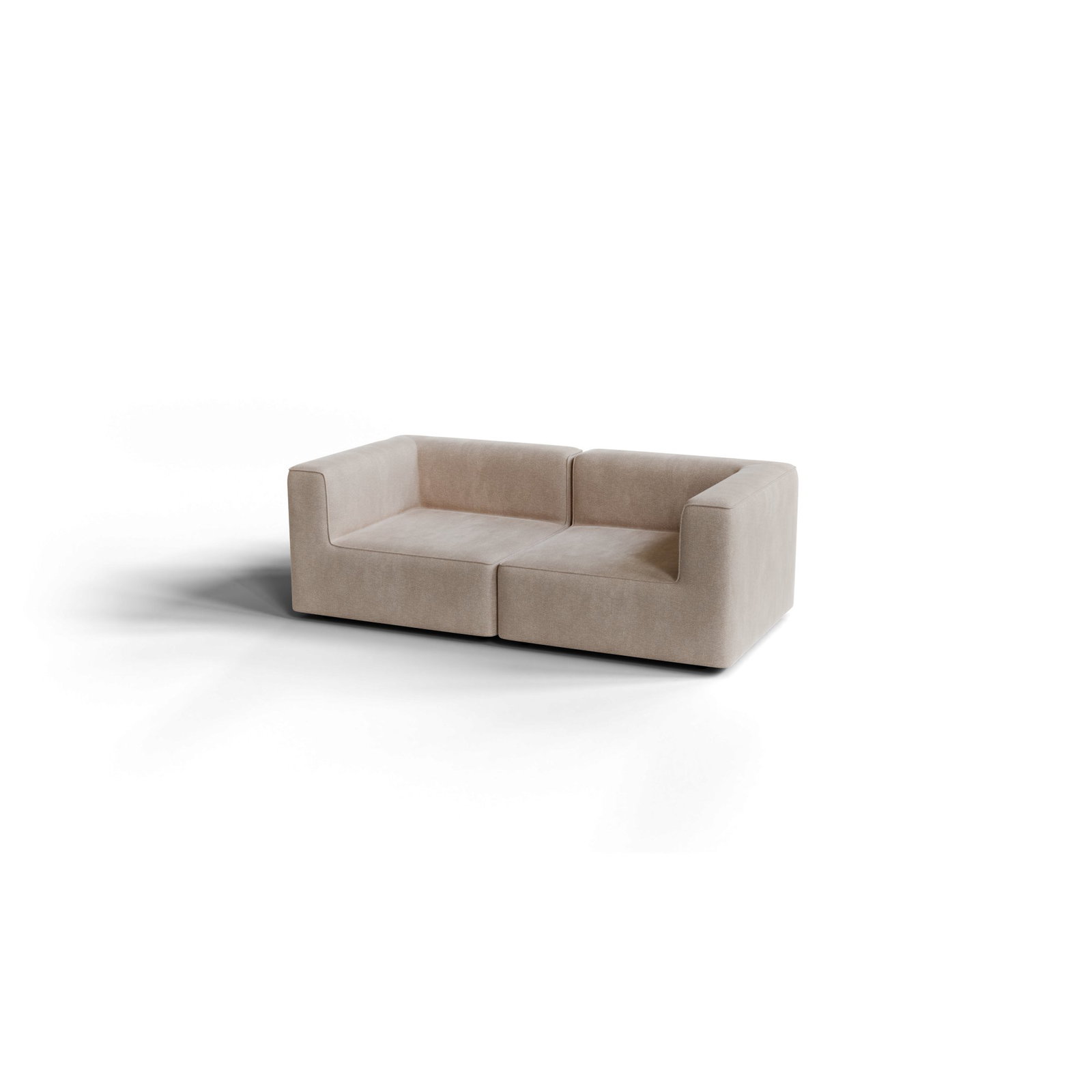 TASI 2 Sitzer Kombi – Beige – Stoff: Pina