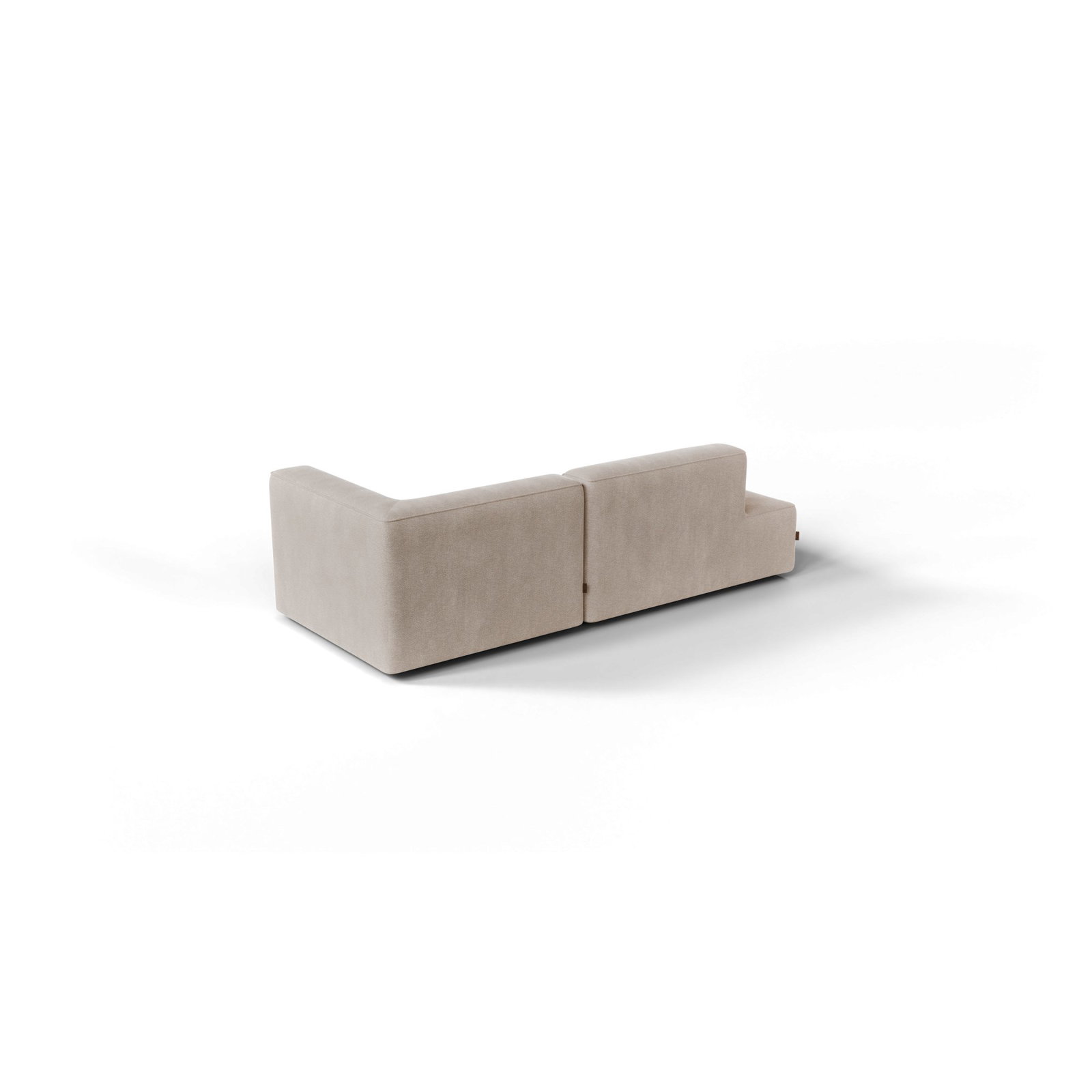TASI 2 Sitzer Open End Links – Beige – Stoff: Pina