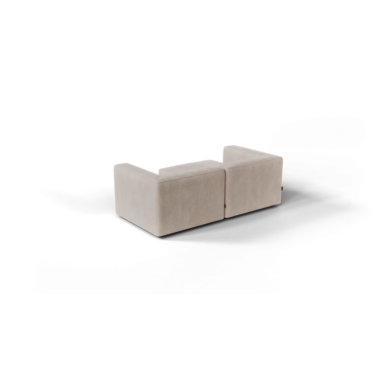 TASI Chaiselongue Links – Beige – Stoff: Pina