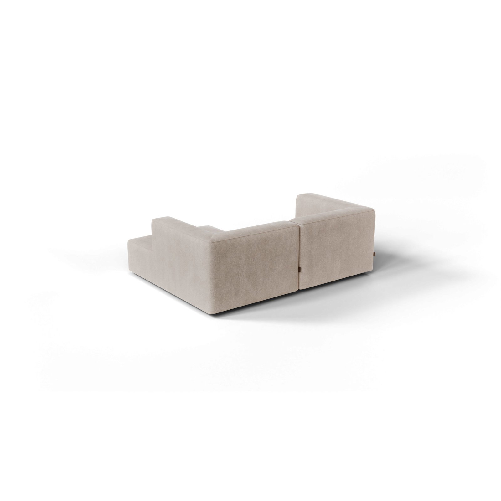 TASI Chaiselongue Rechts – Beige – Stoff: Pina