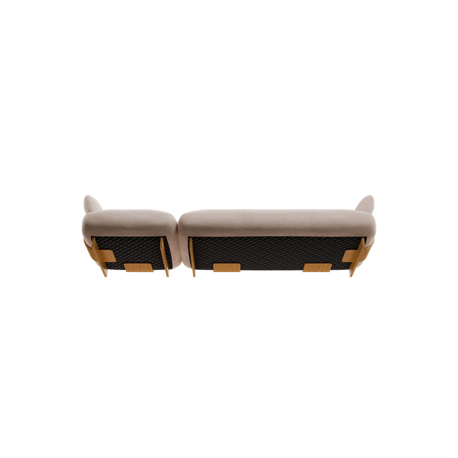 MOCO 2,5 Sitzer Kombi – Beige – Stoff: Pina
