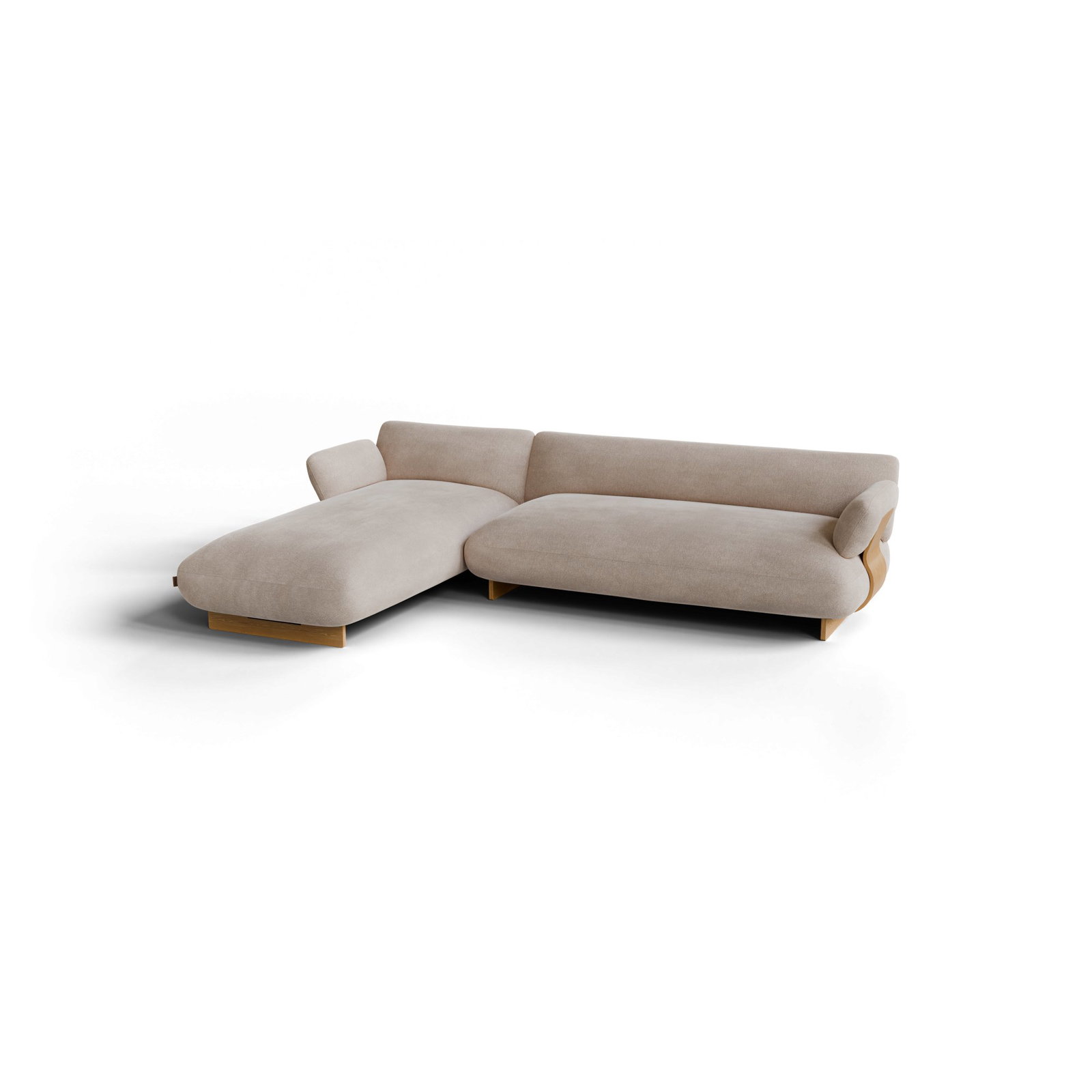 Blomus MOCO Sofa – 2-Sitzer mit Chaiselongue links