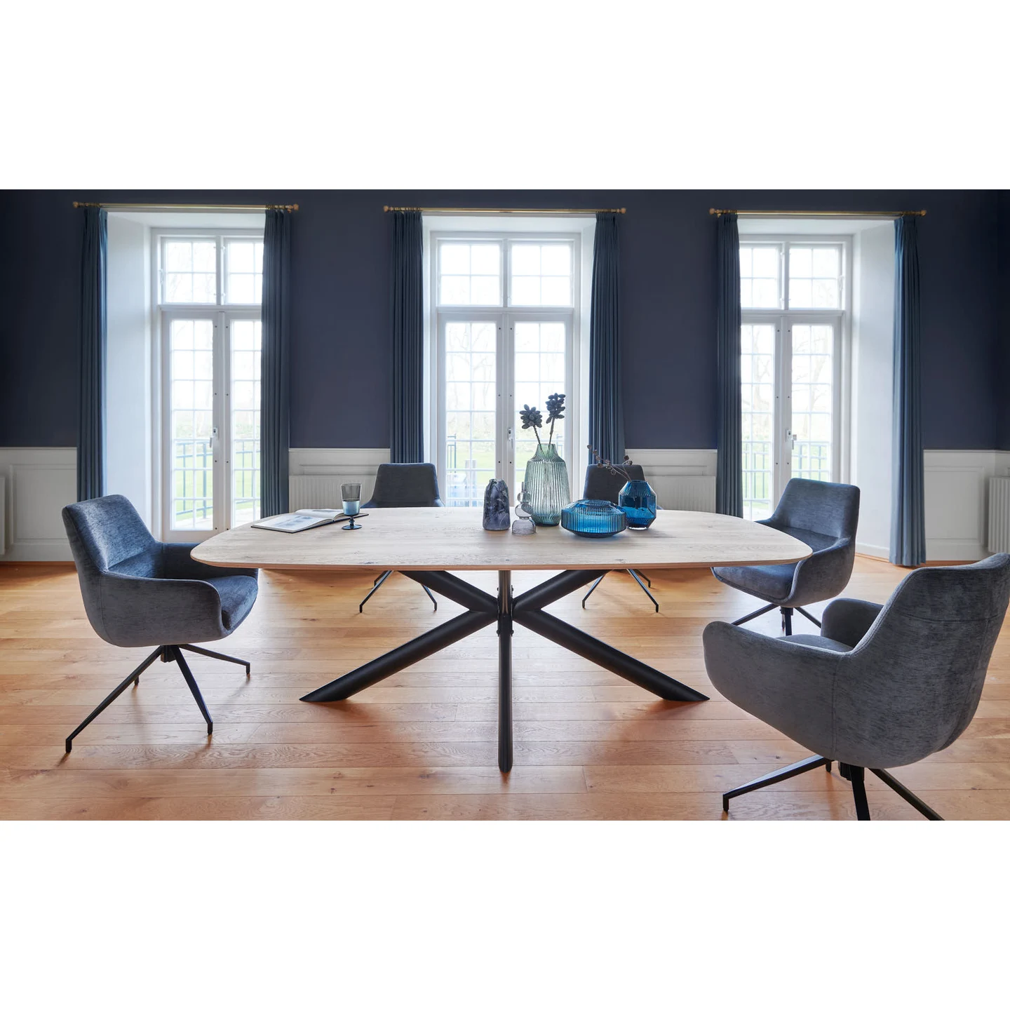 Bodahl Massivholztisch Daytona – Wildeiche, konfigurierbar