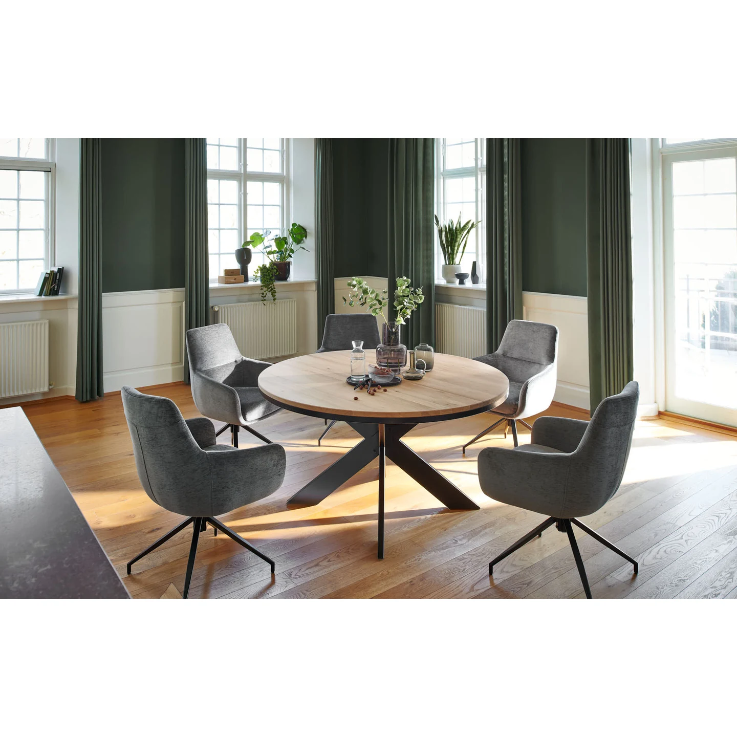 Bodahl Massivholztisch Notting Hill – Wildeiche, konfigurierbar