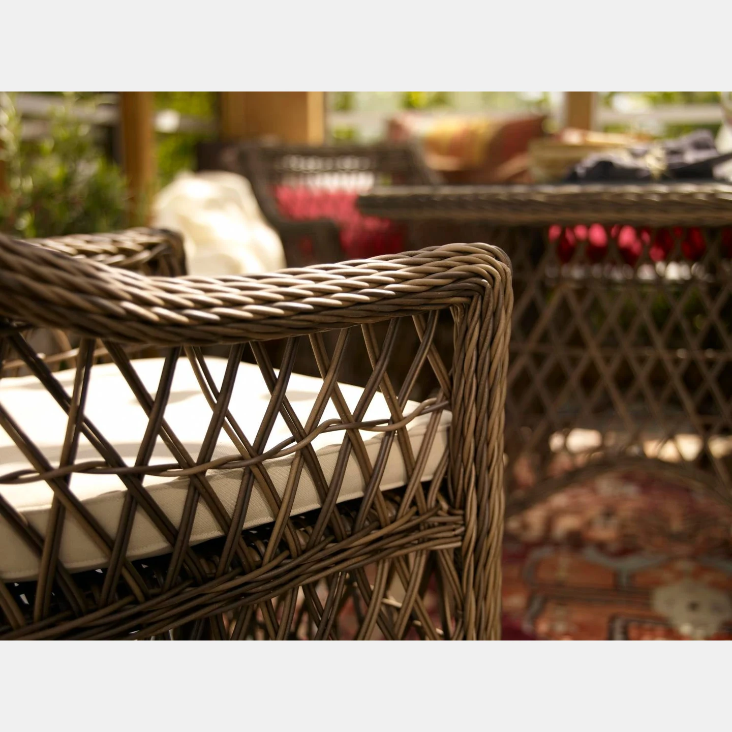 Beatrice Diningsessel Braun/beige