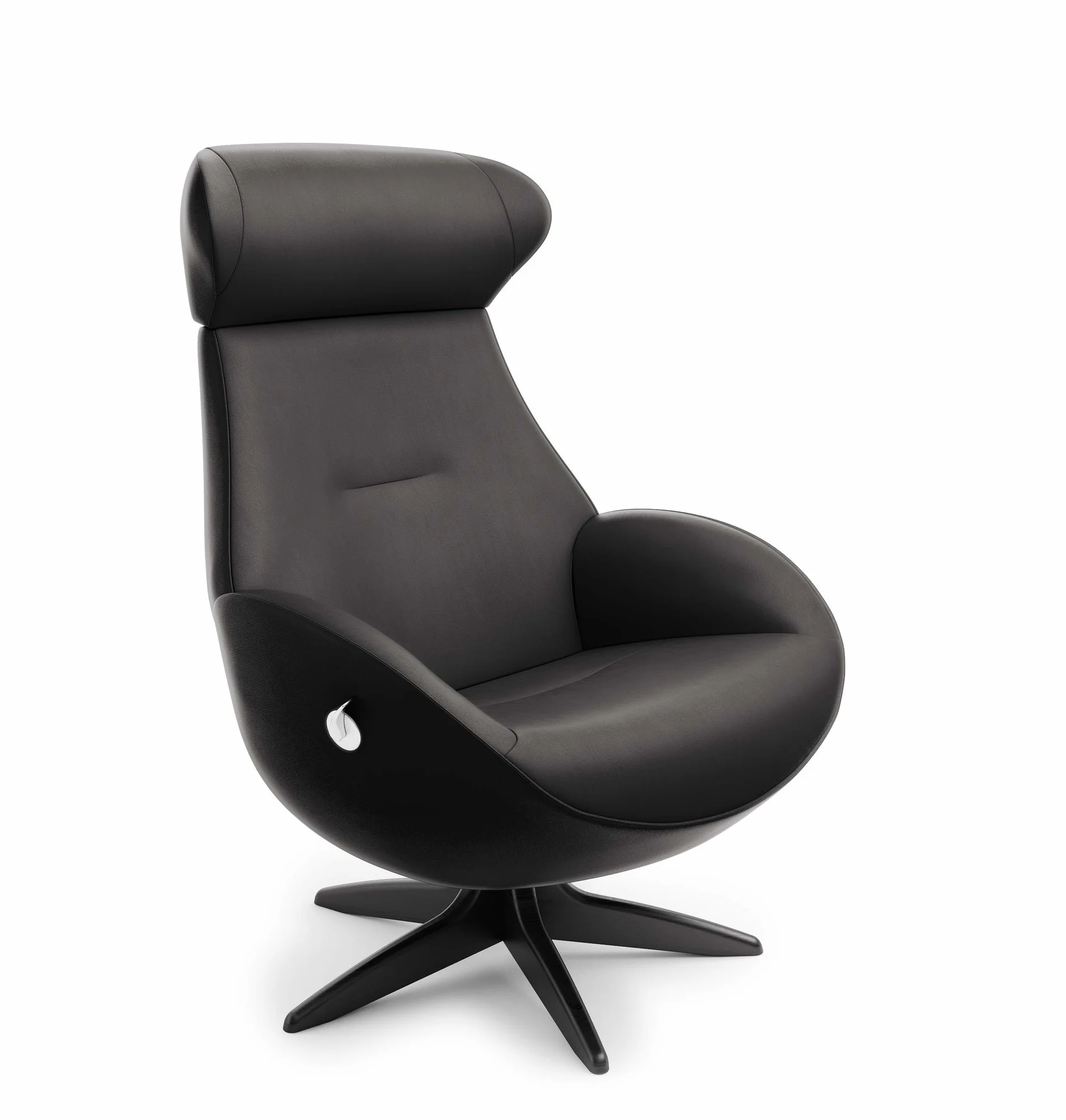 conform globe leather black wood