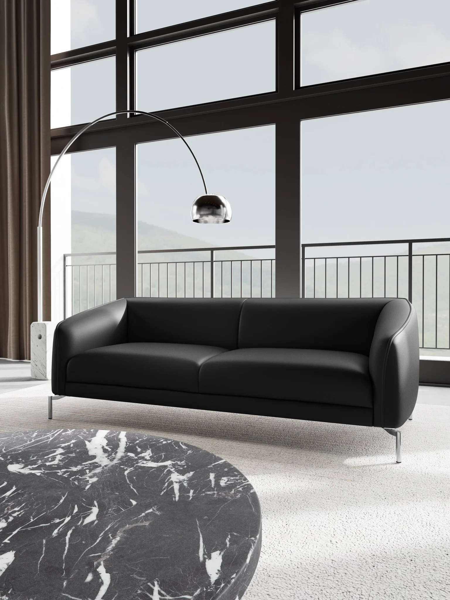 Flexlux Belle II Sofa – 4 Größen, Stoff & Leder