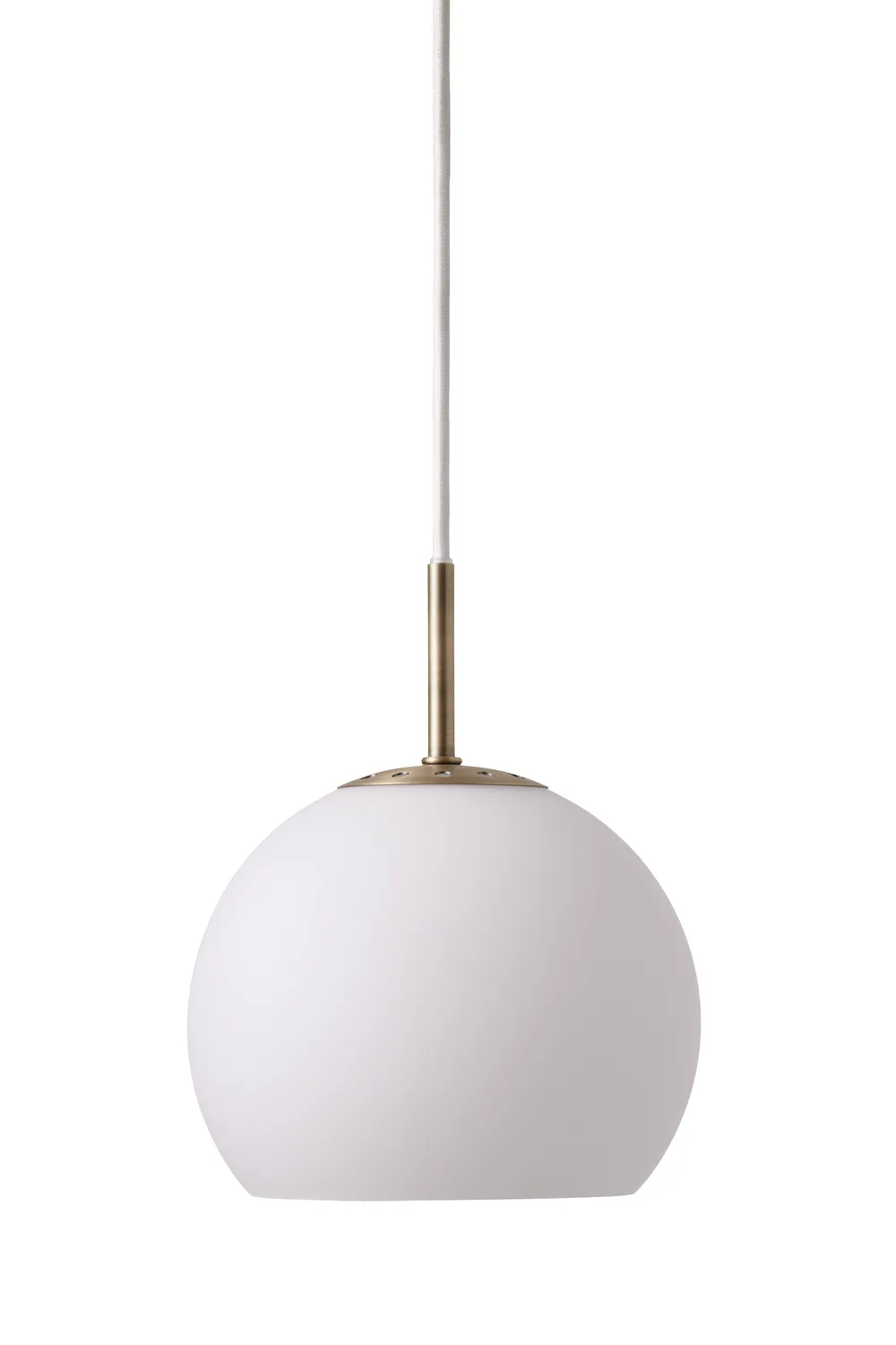 Frandsen Frandsen Ball Glass Pendelleuchte Ø18 – Opal White