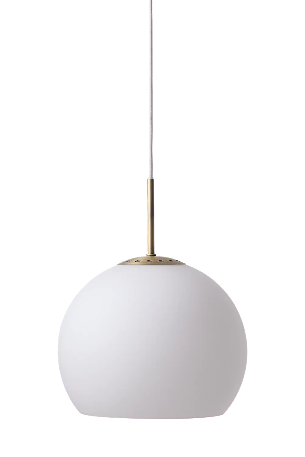 Frandsen Frandsen Ball Glass Pendelleuchte Ø25 – Matt white