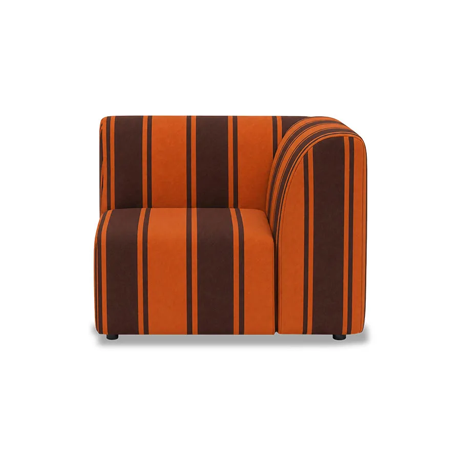 HKliving BRONCO Outdoor Couch – Endelement rechts