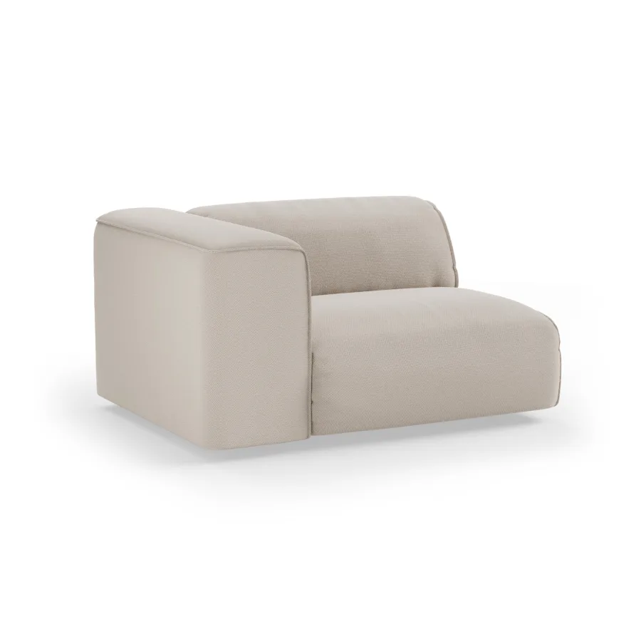 HKliving FLAKE Couch – Element links 1,5-Sitzer