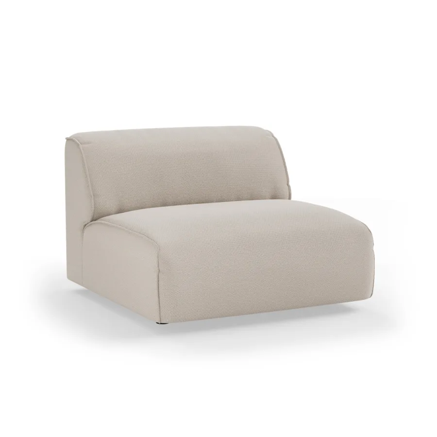 HKliving FLAKE Couch – Mittelelement 1,5-Sitzer
