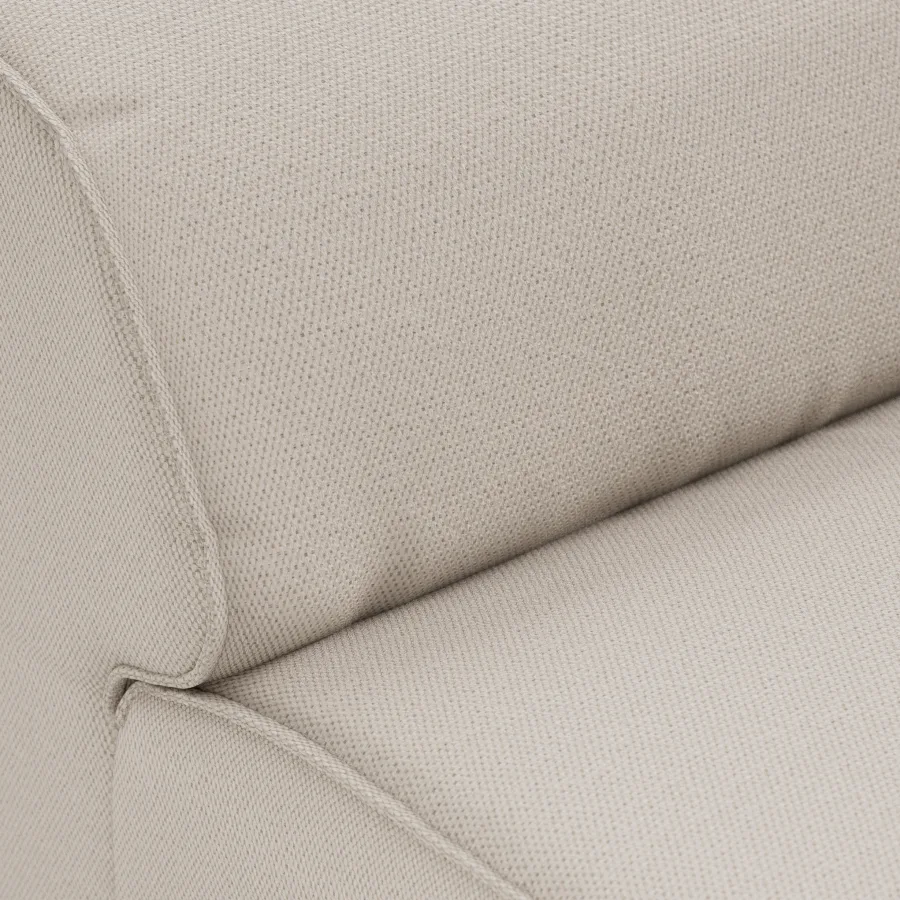 HKliving FLAKE Couch – Mittelelement XL – Cosy, Beige – Wohnansicht