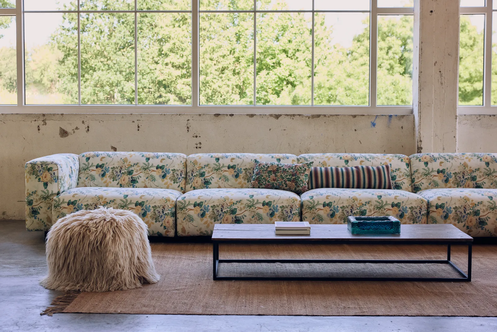 HKliving FLAKE Couch – Element links XL – Wohnambiente