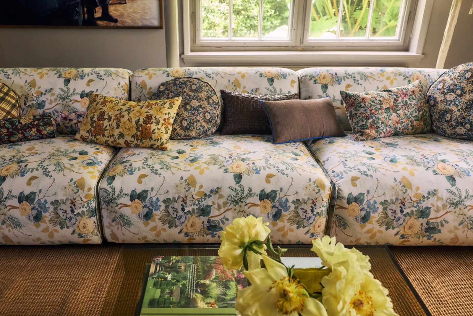 HKliving FLAKE Couch – Mittelelement XL – Wohnambiente