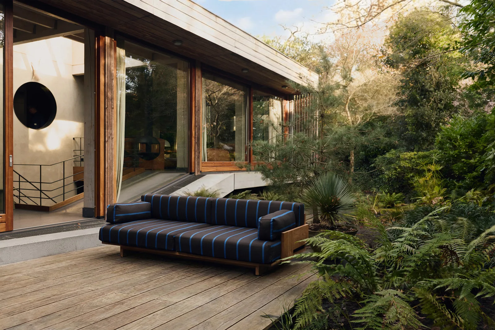 HKliving Outdoor Sofa Teak – Wohnambiente