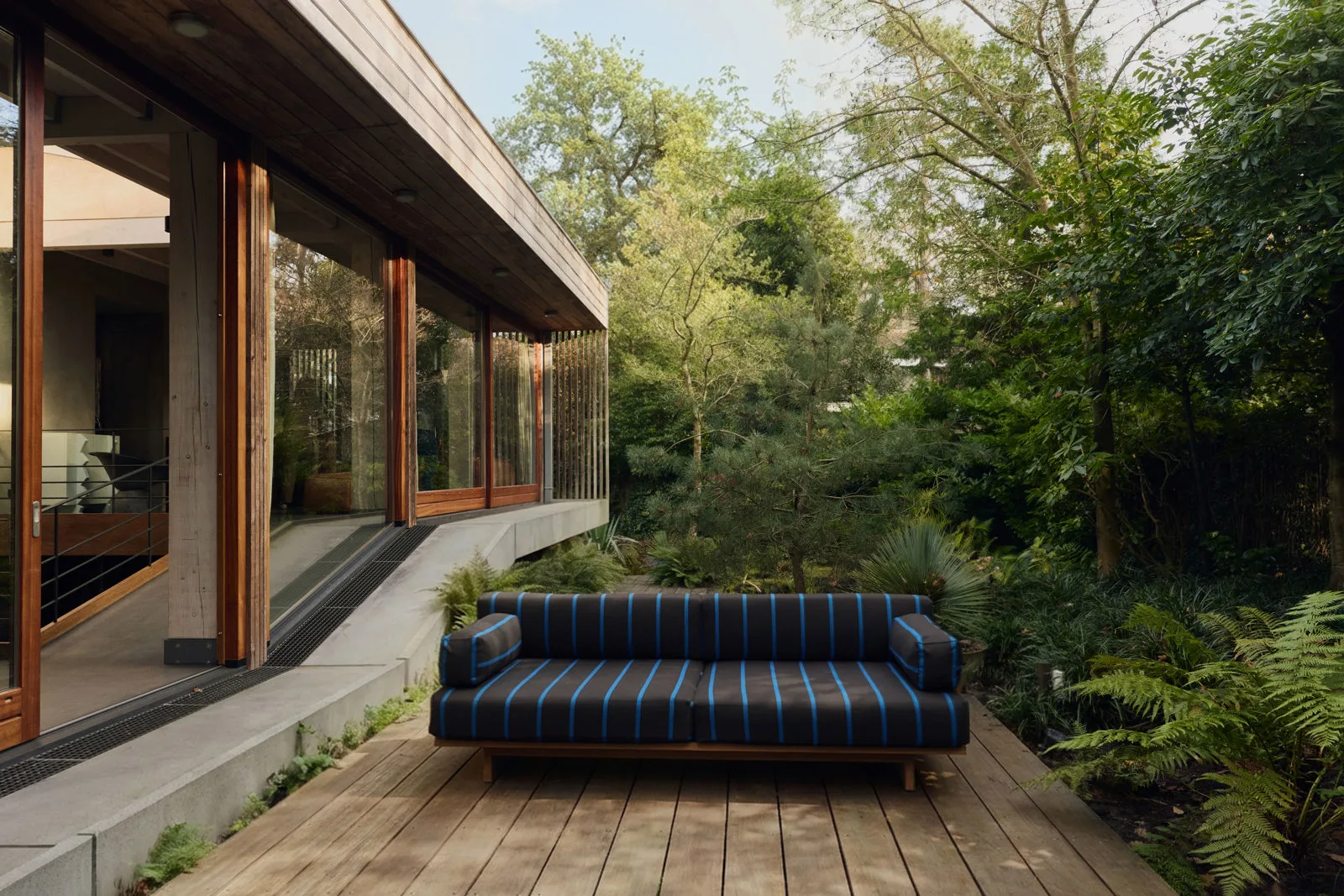 HKliving Outdoor Sofa Teak – Wohnambiente