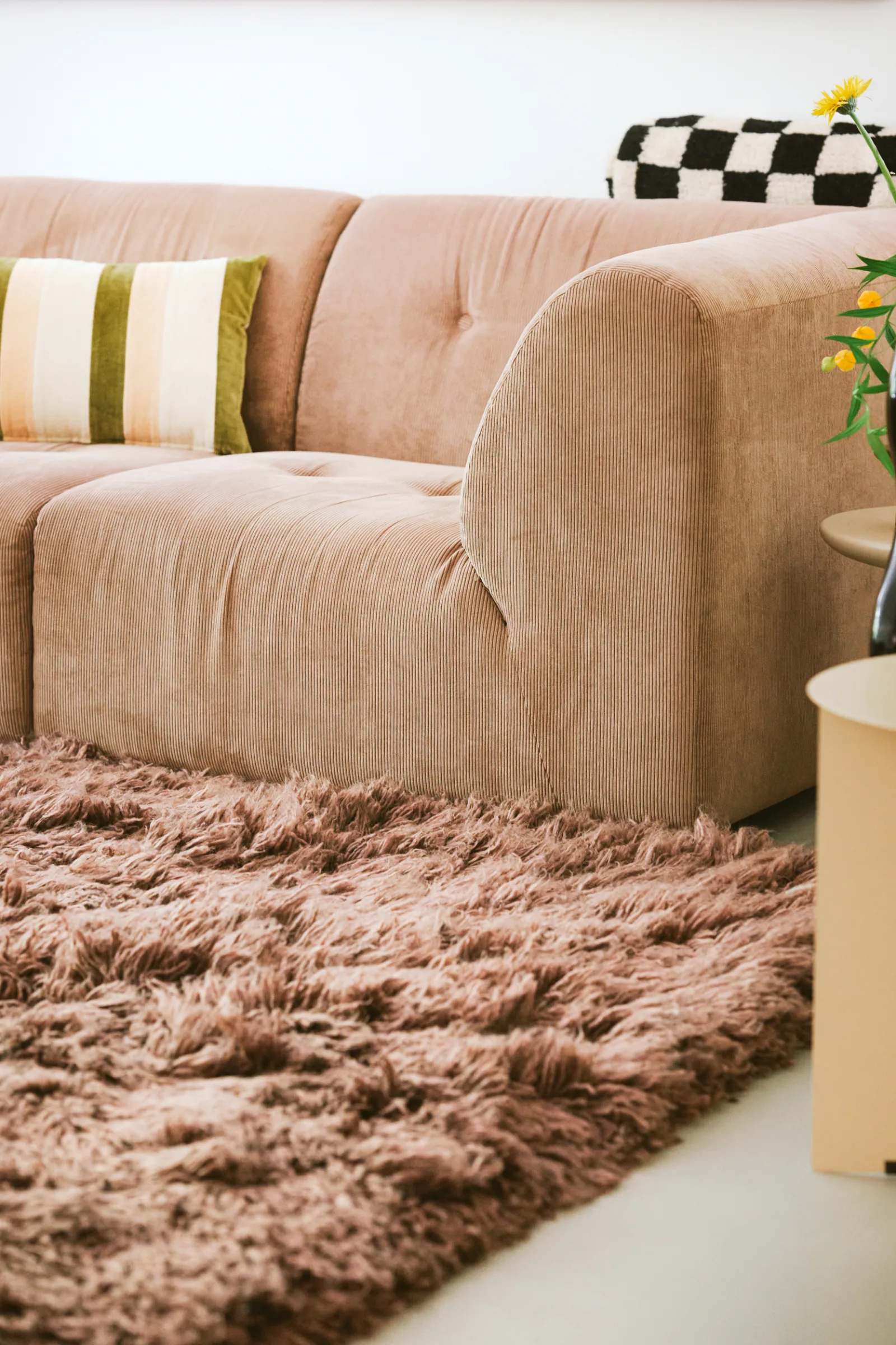 HKliving Vint Couch – Element rechts – Wohnambiente