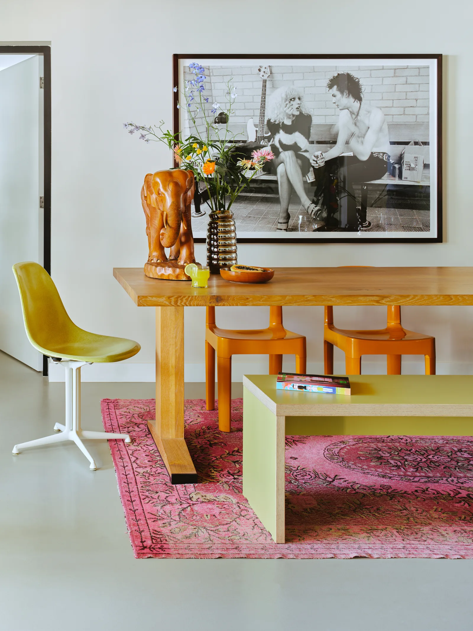 HKliving Bank 220 cm – Wohnambiente