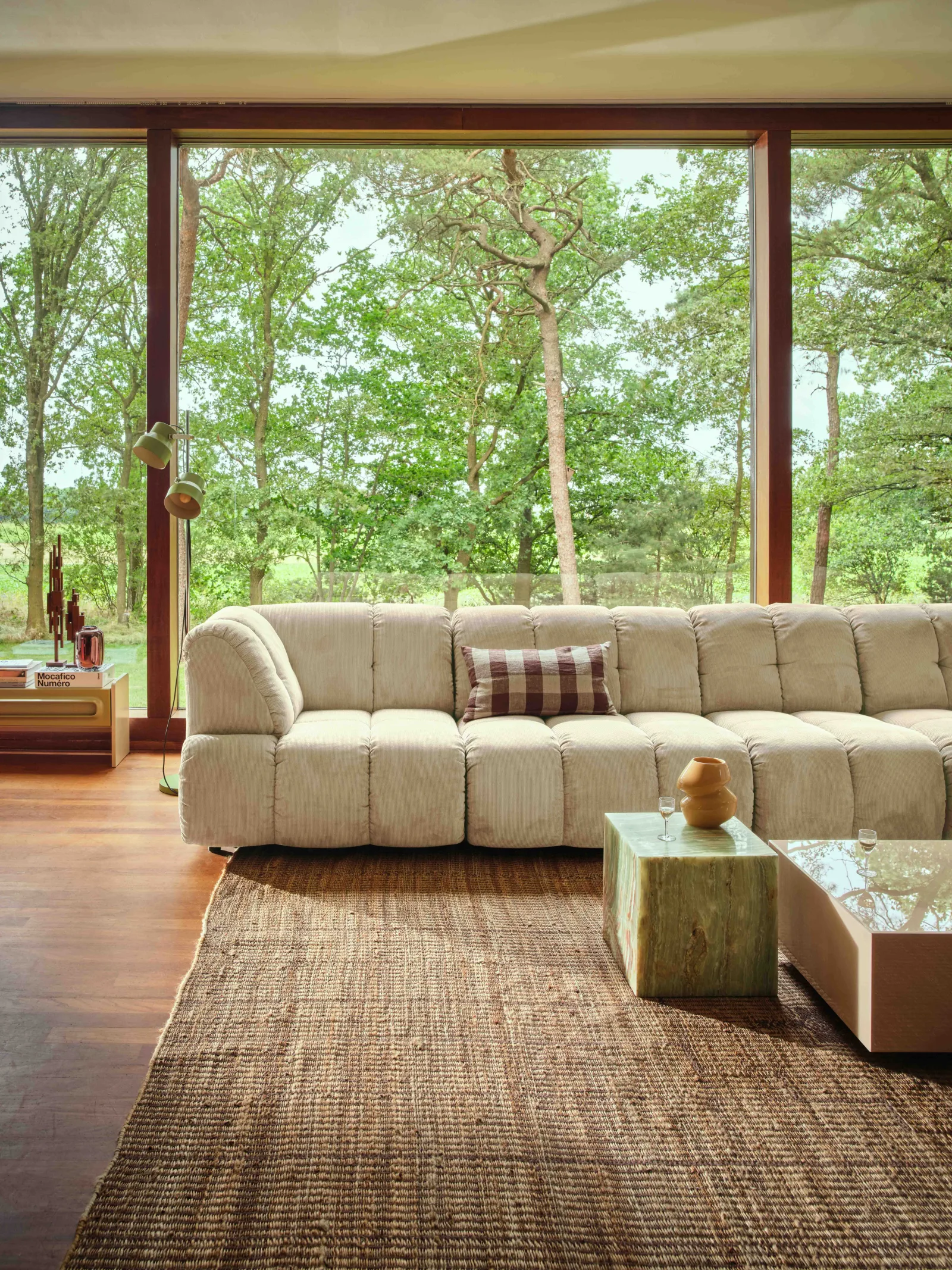 HKliving Wave Couch – Element linke hohe Armlehne – Wohnambiente