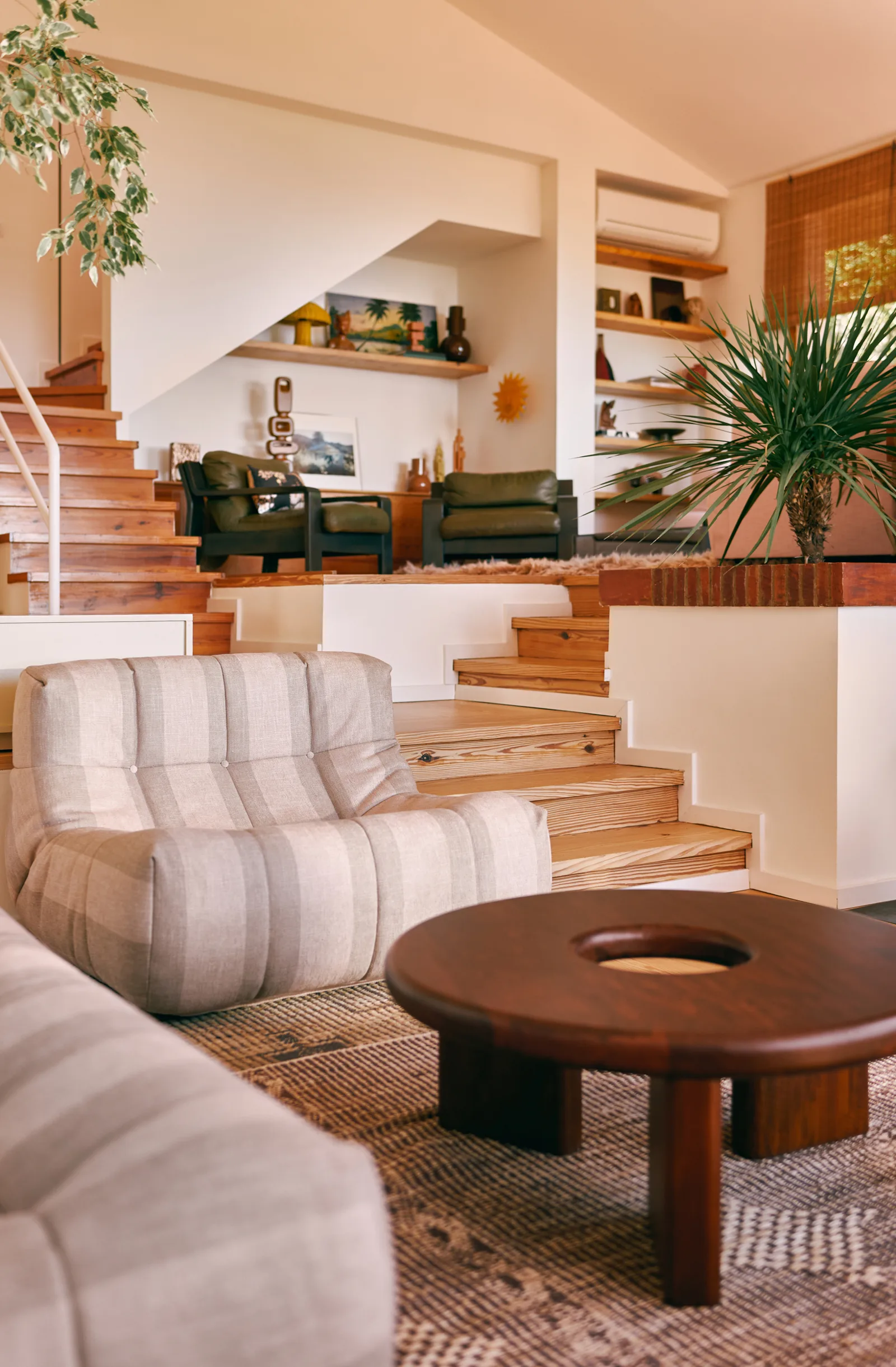 HKliving Lazy Lounge Sessel – Wohnambiente