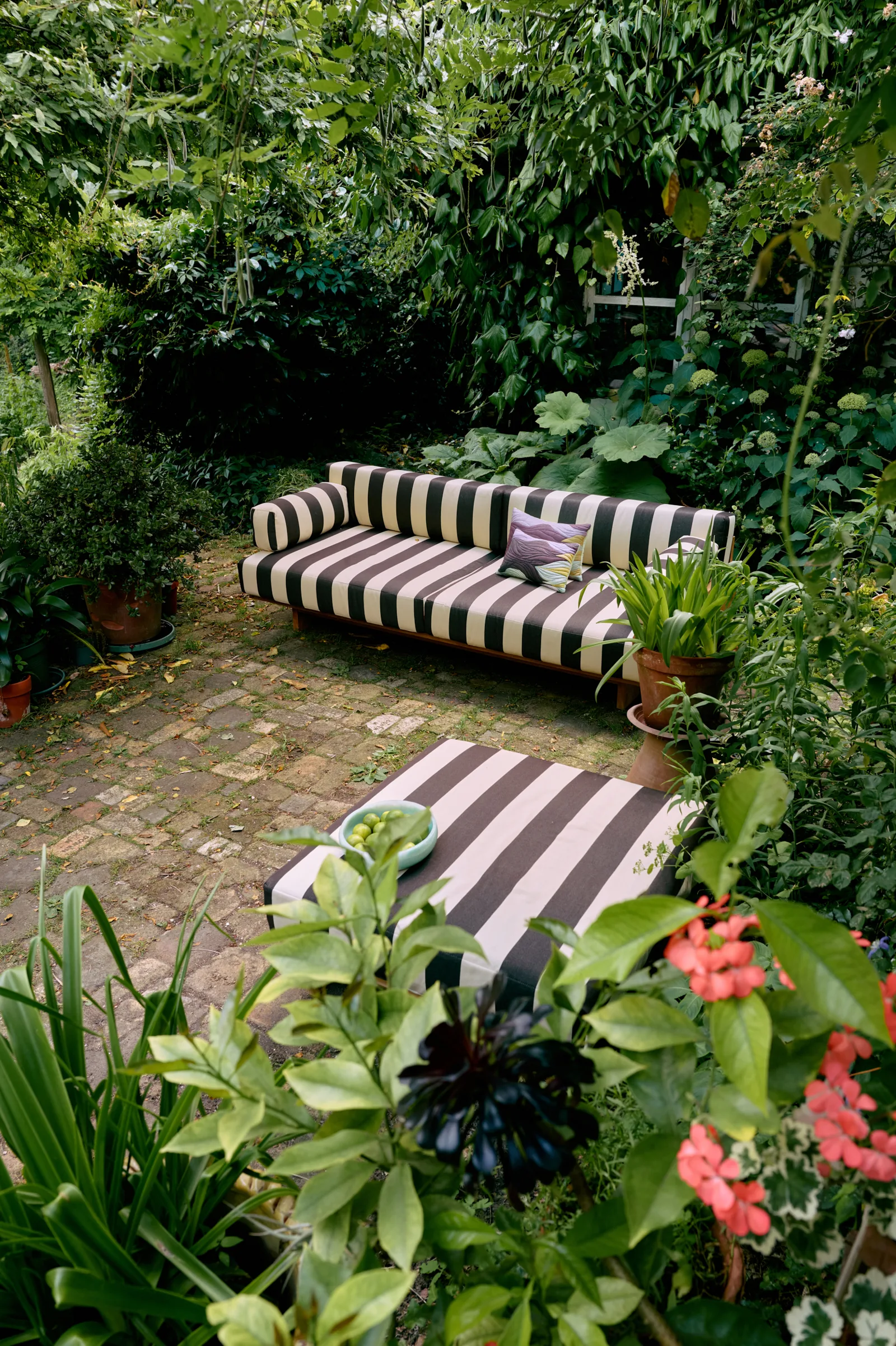 HKliving Outdoor Hocker Teak – Wohnambiente