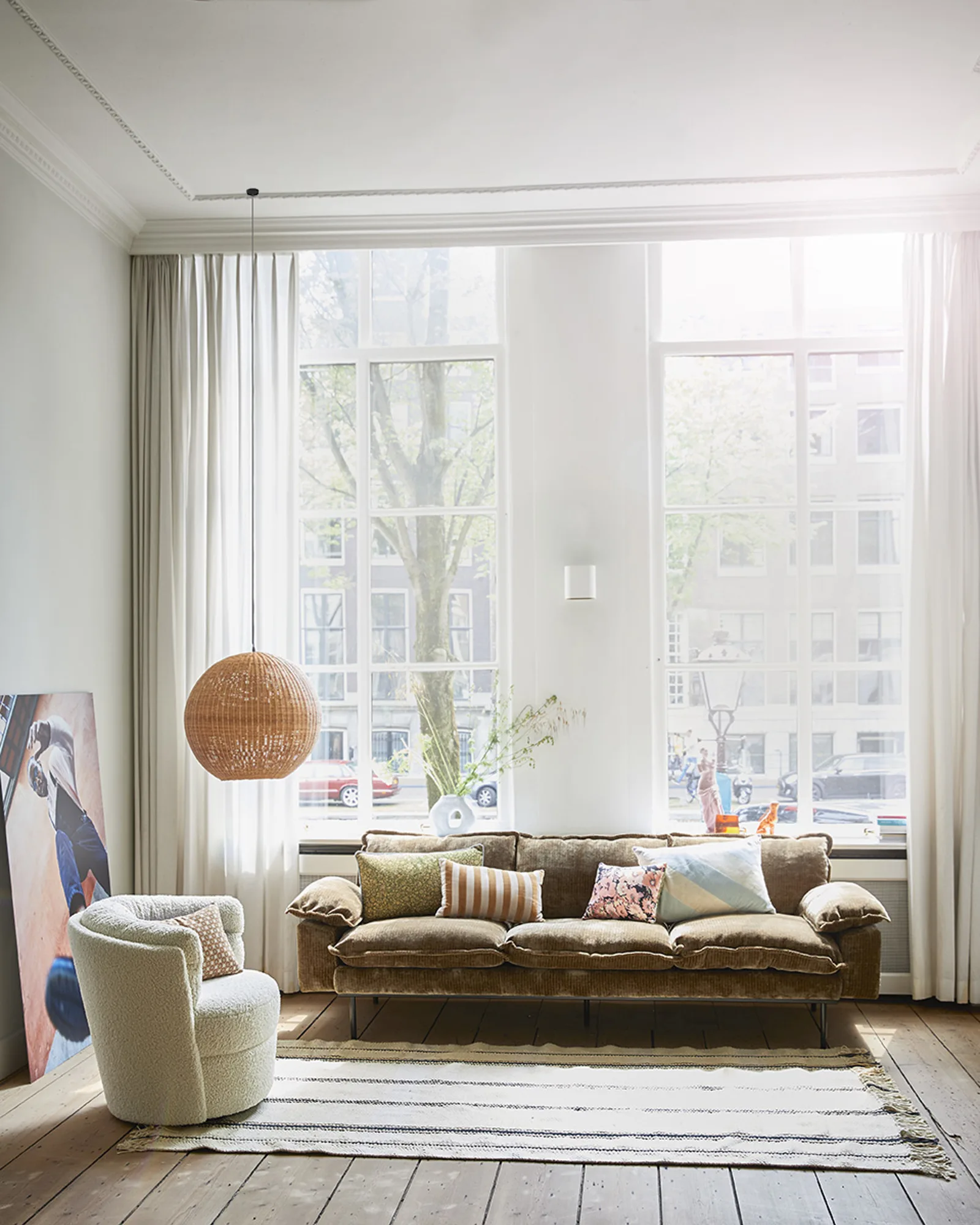 HKliving Retro Sofa – 4-Sitzer – Wohnambiente