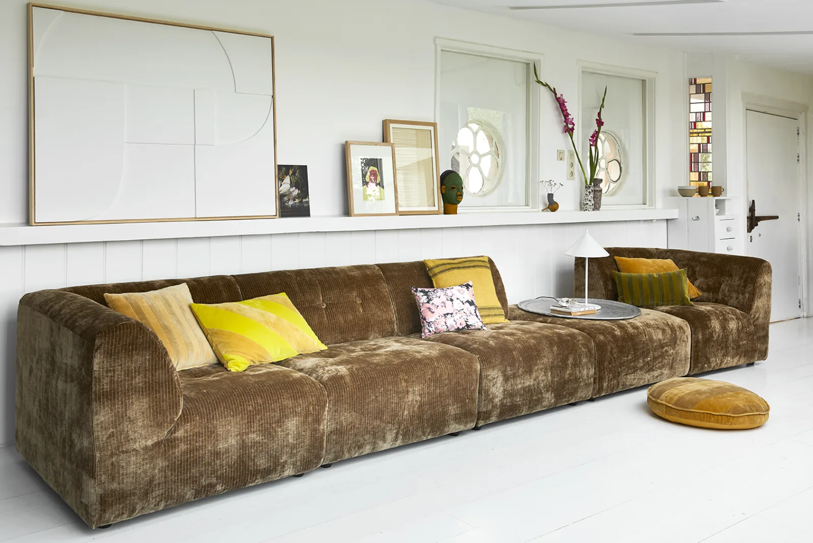 HKliving Vint Couch – Element rechts 1,5-Sitzer – Wohnambiente