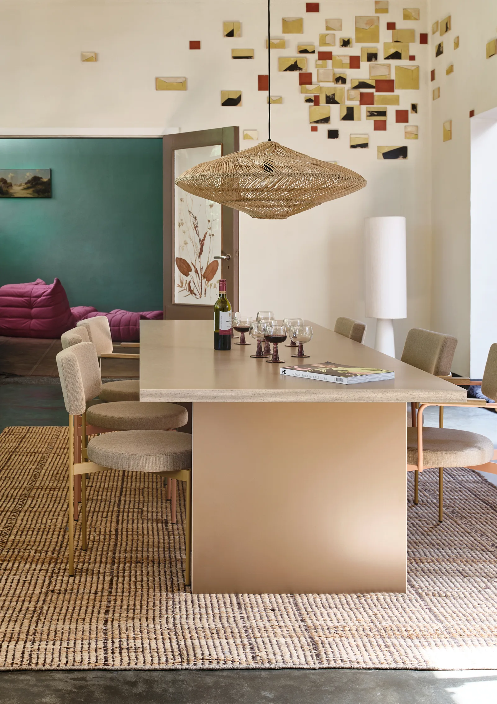 HKliving Esstisch rechteckig 280 cm – Wohnambiente